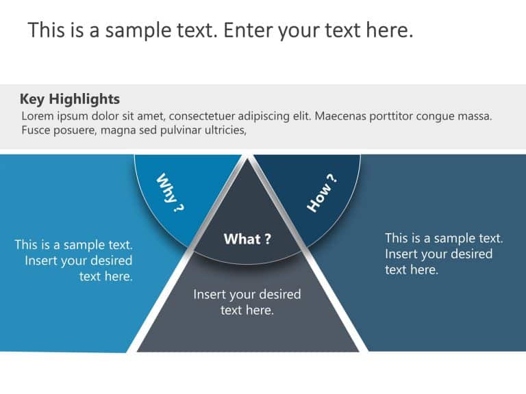 Why What How 3 Steps PowerPoint Template & Google Slides Theme