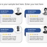 Customer Feedback Testimonials PowerPoint Template & Google Slides Theme