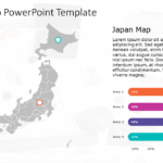 Japan Map 9 PowerPoint Template & Google Slides Theme