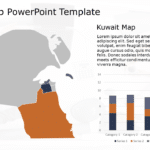 Kuwait Map 2 PowerPoint Template & Google Slides Theme