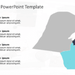 Kuwait Map 6 PowerPoint Template & Google Slides Theme