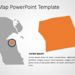 Kuwait Map 7 PowerPoint Template & Google Slides Theme