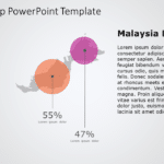 Malaysia Map 10 PowerPoint Template & Google Slides Theme