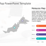 Malaysia Map 9 PowerPoint Template & Google Slides Theme