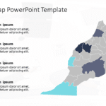 Morocco Map 6 PowerPoint Template & Google Slides Theme