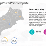 Morocco Map 8 PowerPoint Template & Google Slides Theme