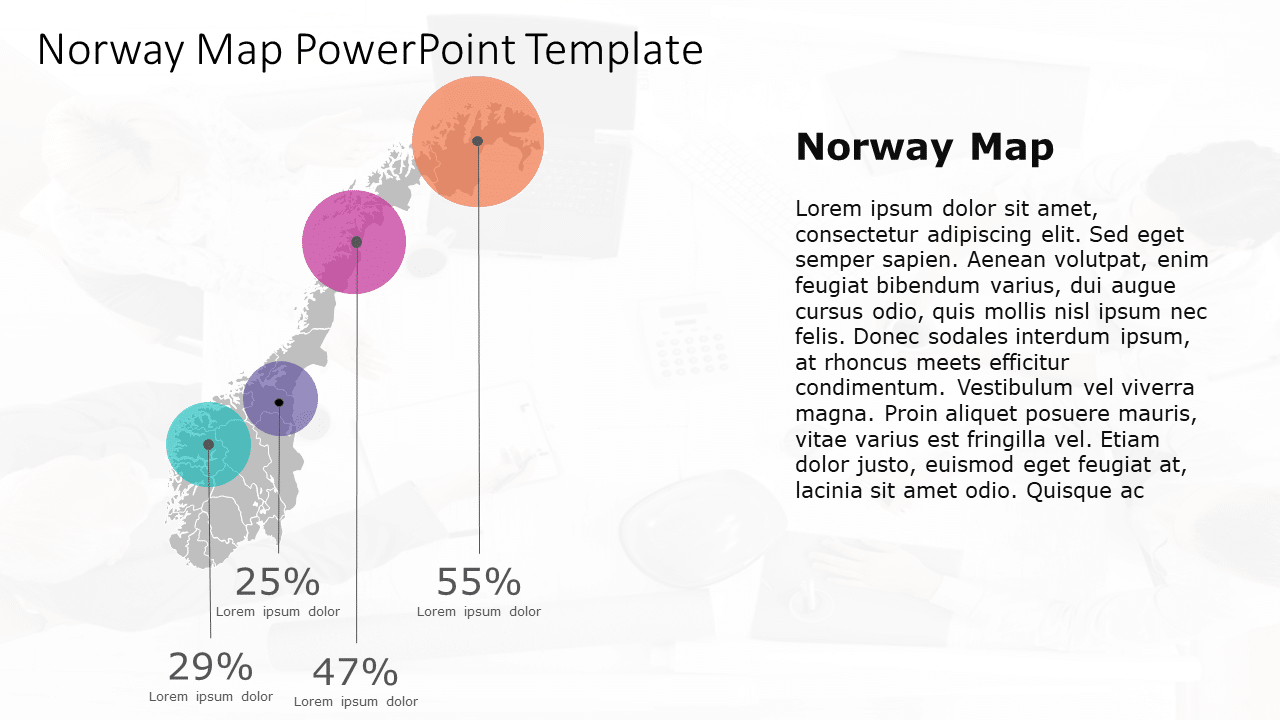 Norway Map 10 PowerPoint Template & Google Slides Theme