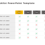 Project Checklist 2 PowerPoint Template & Google Slides Theme