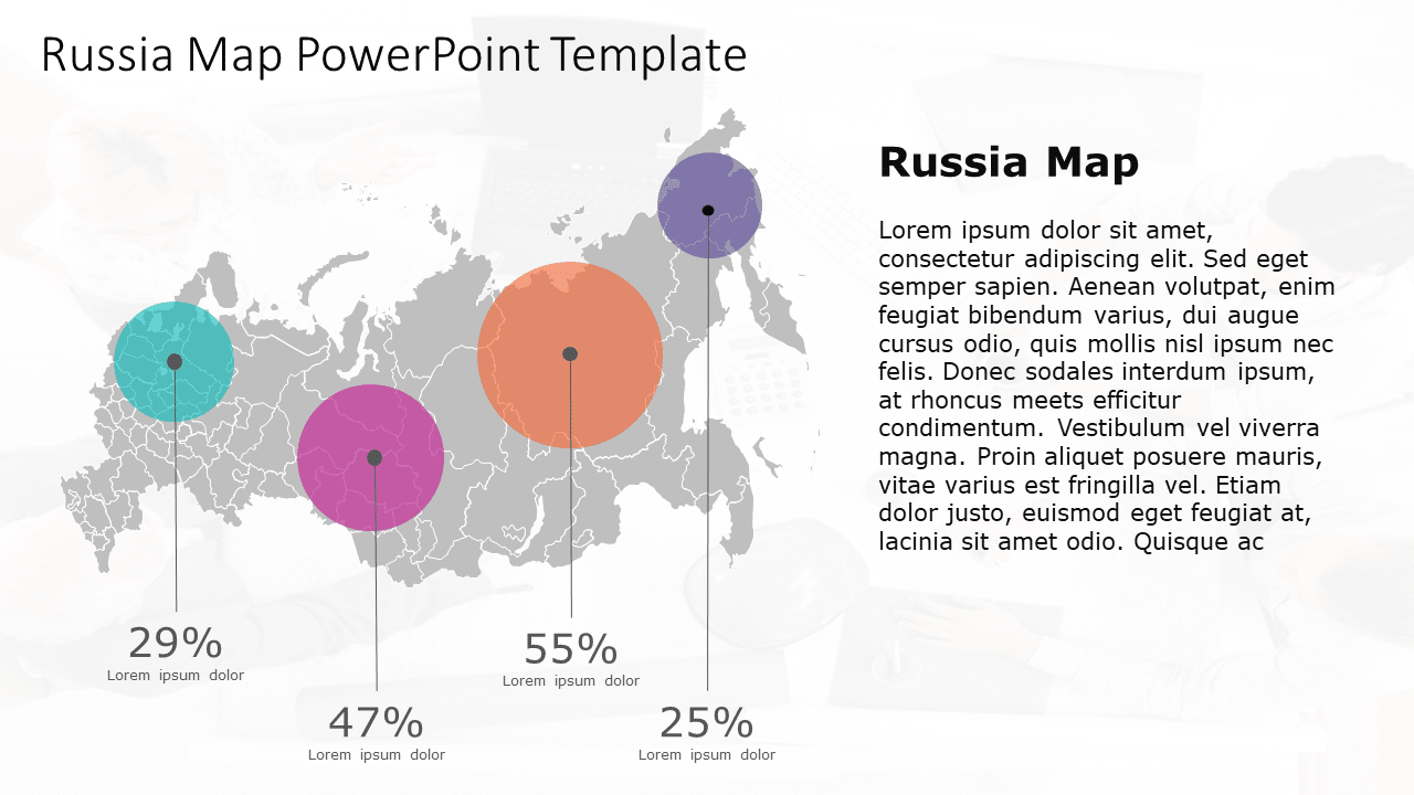 Russia Map 10 PowerPoint Template & Google Slides Theme