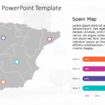 Spain Map 9 PowerPoint Template & Google Slides Theme