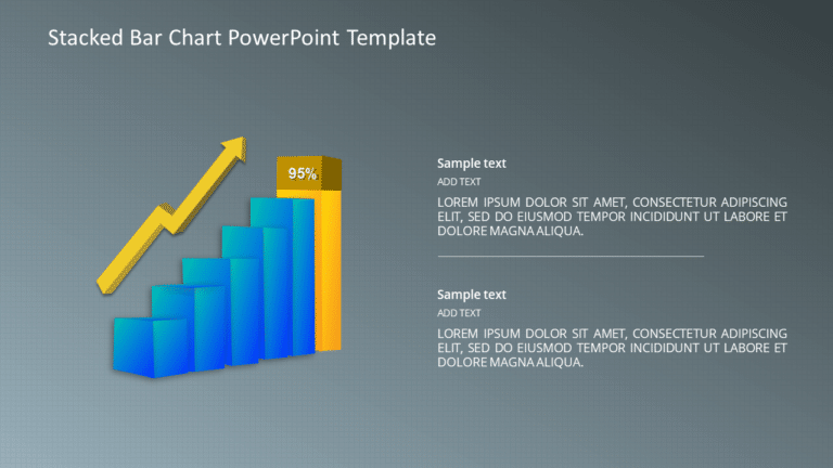 Stacked Bar Chart PowerPoint Template & Google Slides Theme