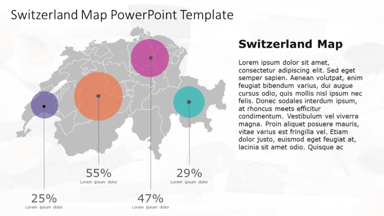 Switzerland Map 10 PowerPoint Template & Google Slides Theme