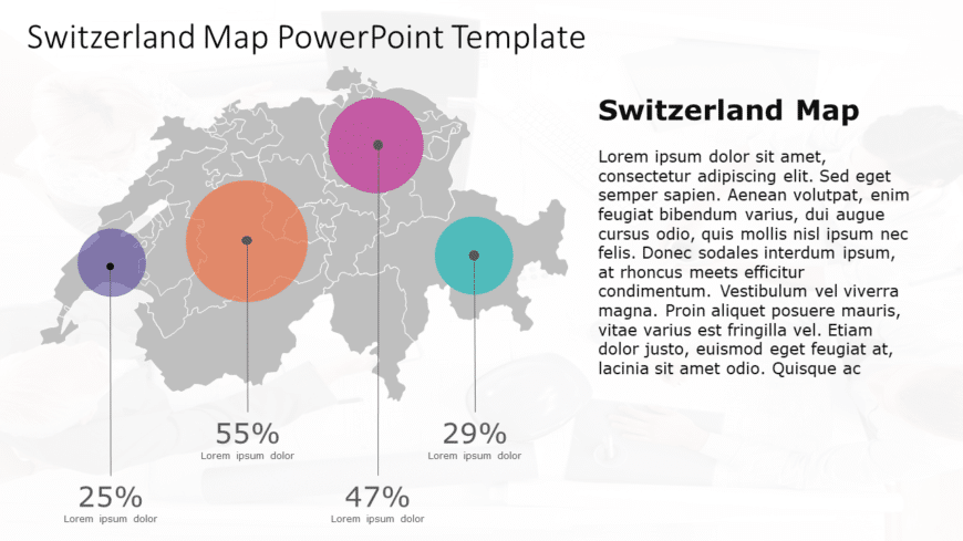 Switzerland Map 10 PowerPoint Template