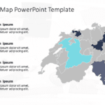 Switzerland Map 6 PowerPoint Template & Google Slides Theme