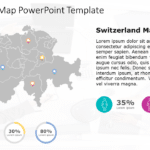 Switzerland Map 8 PowerPoint Template & Google Slides Theme