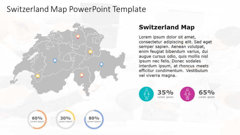 Switzerland Map 8 PowerPoint Template & Google Slides Theme