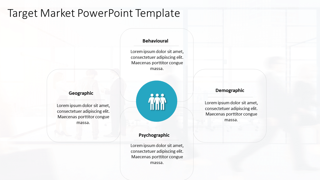 Target Market Powerpoint Template Target Market 3 PowerPoint Template