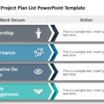 Workstream Project Plan List PowerPoint Template & Google Slides Theme