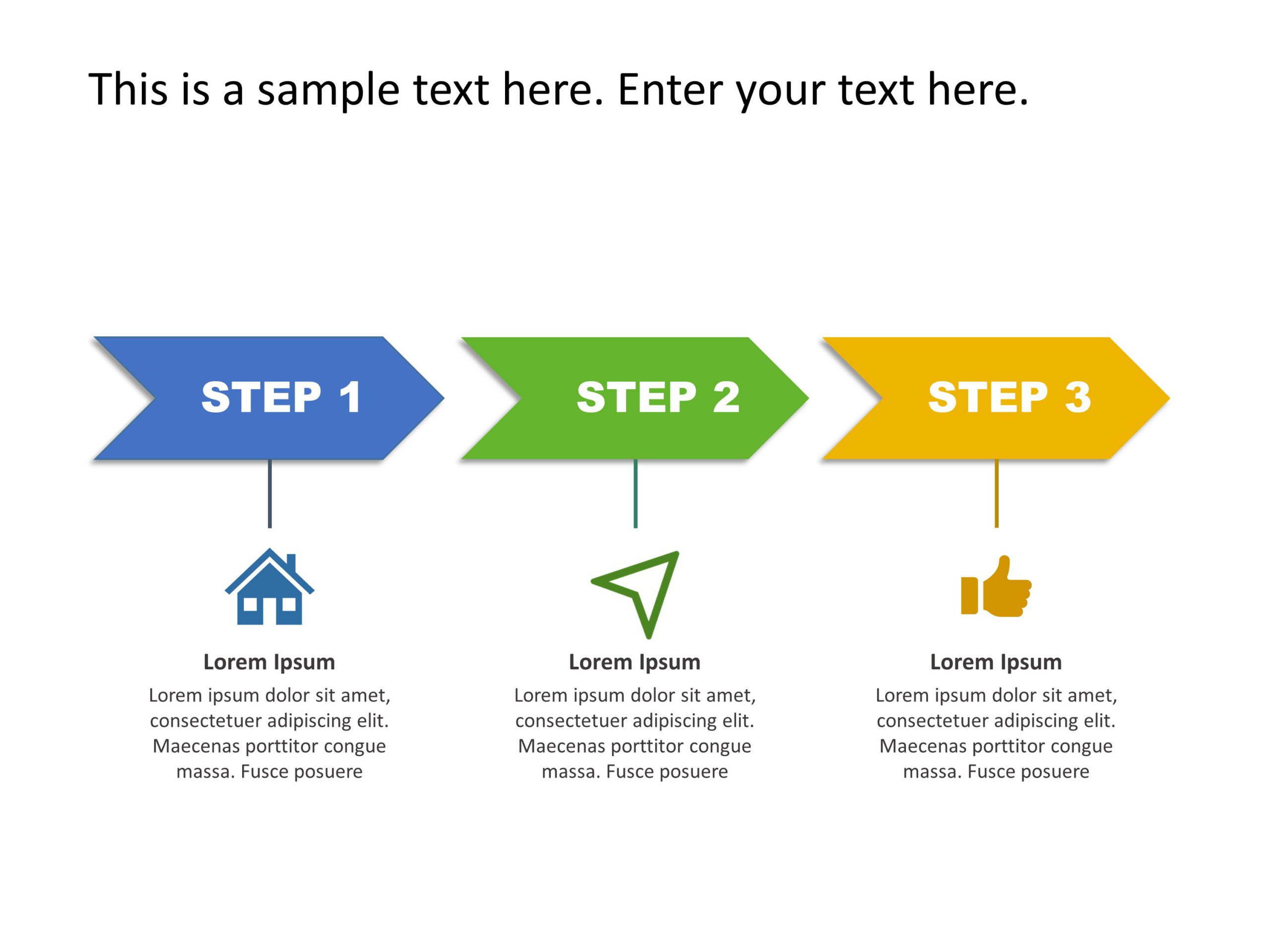 Three Step Plan Powerpoint Example 3 Steps 16 PowerPoint Template