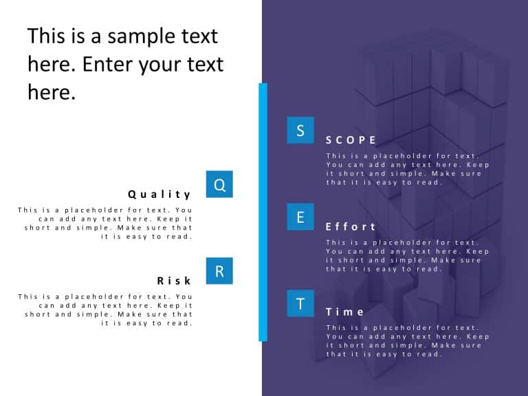 SQERT Project Management 3 PowerPoint Template & Google Slides Theme