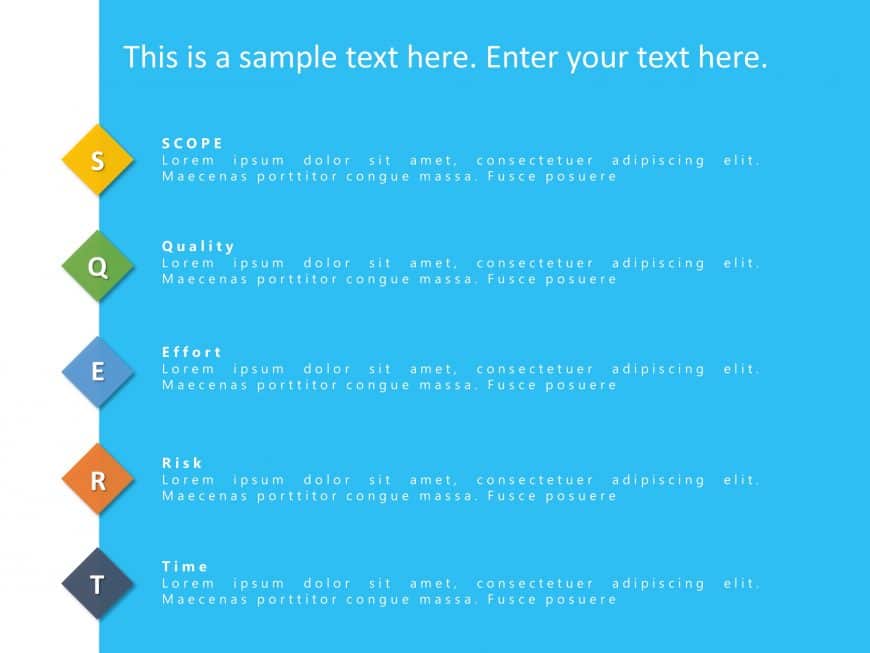 SQERT Project Management 6 PowerPoint Template