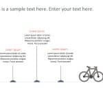 Bicycle Roadmap PowerPoint Template & Google Slides Theme