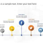 Social Media Market Share 3 PowerPoint Template