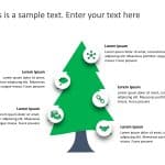 5 Steps Tree Growth PowerPoint Template