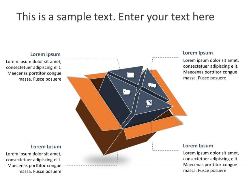 3D Cube Strategy PowerPoint Template