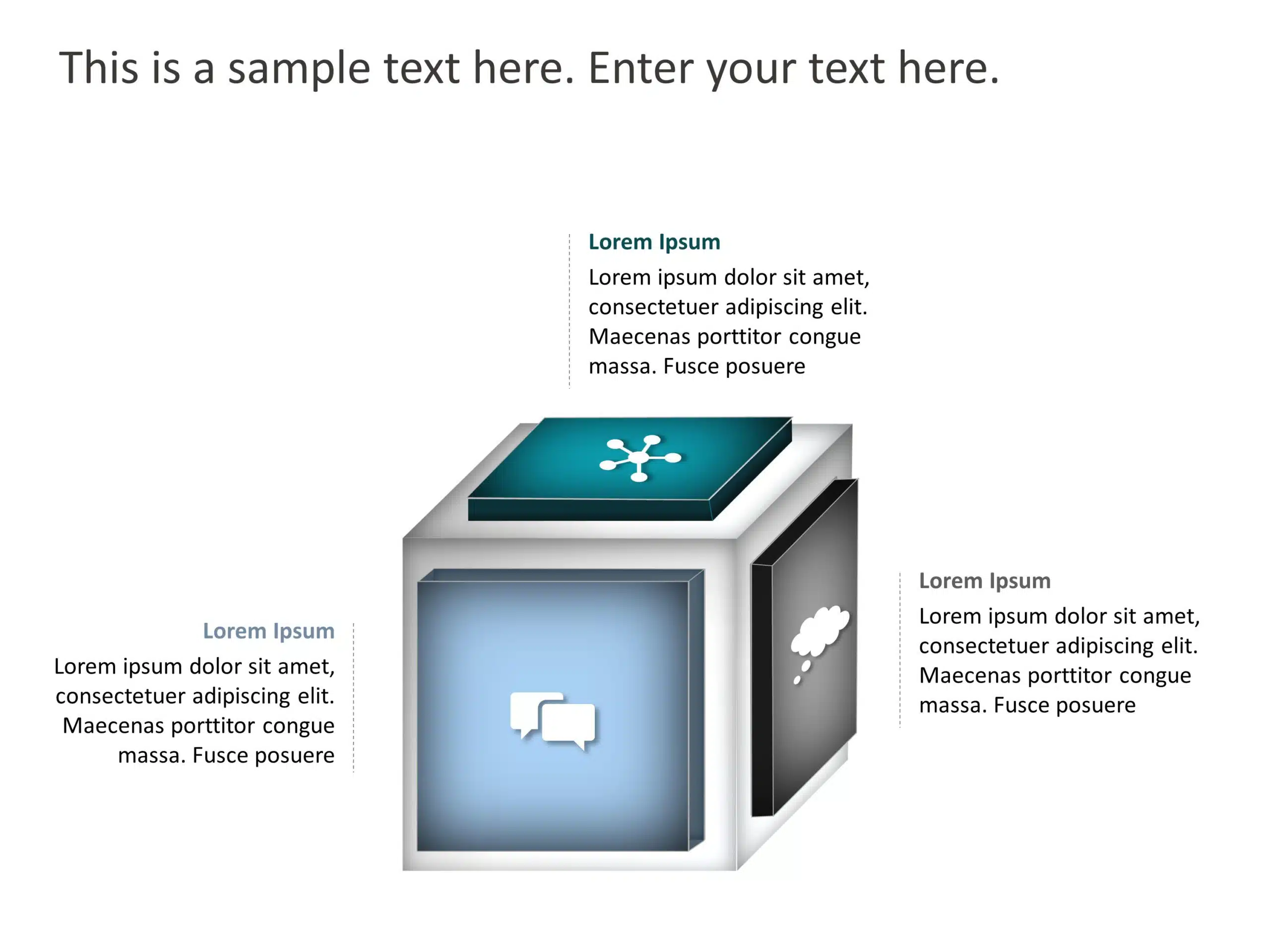 3D Cube Strategy 2 Google Slides Theme