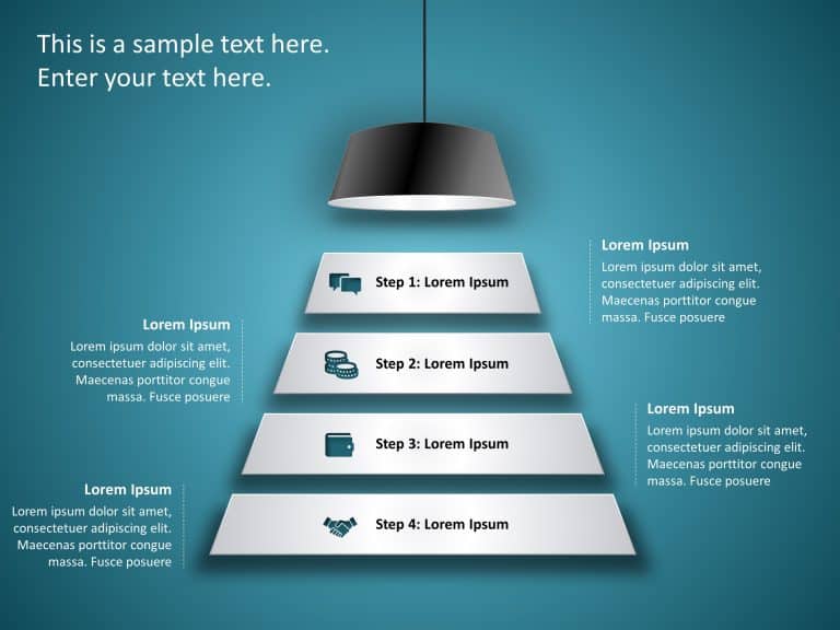 Lamp Business Strategy PowerPoint Template