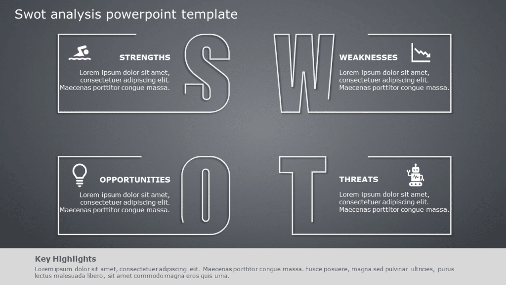 SWOT Analysis Infographic Template