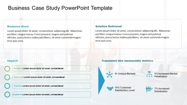 Business Case Study PowerPoint Template