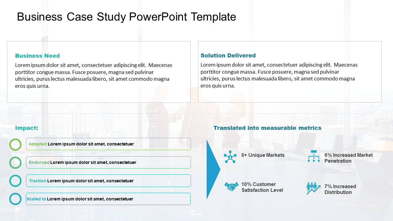 Business Case Study 1 PowerPoint Template & Google Slides Theme