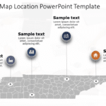 Tennessee Map Location 5 PowerPoint Template & Google Slides Theme