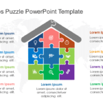 9 Steps Puzzle PowerPoint Template & Google Slides Theme