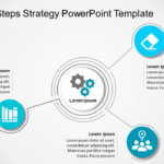 Animated 3 Steps Strategy PowerPoint Template & Google Slides Theme