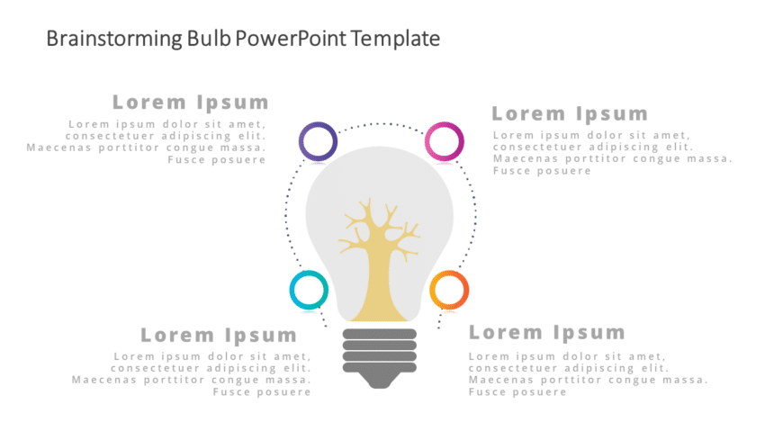 Brainstorming Bulb 02 PowerPoint Template