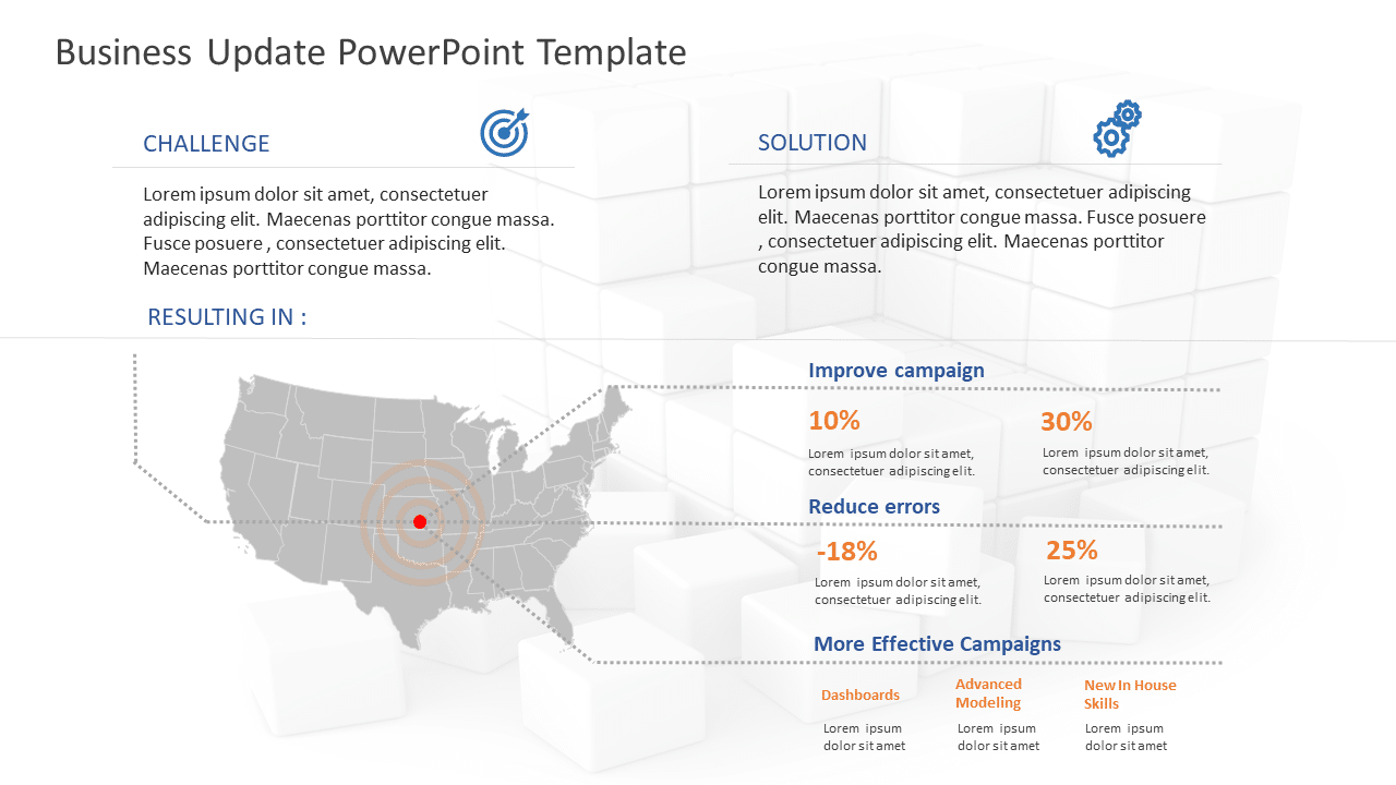 Business Update 1 PowerPoint Template & Google Slides Theme