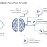 Cause and Effect Brain PowerPoint Template & Google Slides Theme