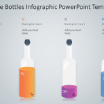 Market Share Bottles Infographic PowerPoint Template & Google Slides Theme