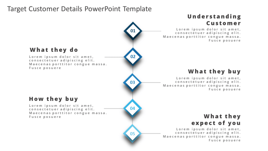 Target Customer Details 02 PowerPoint Template