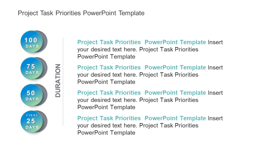 Project Task Priorities 1 PowerPoint Template