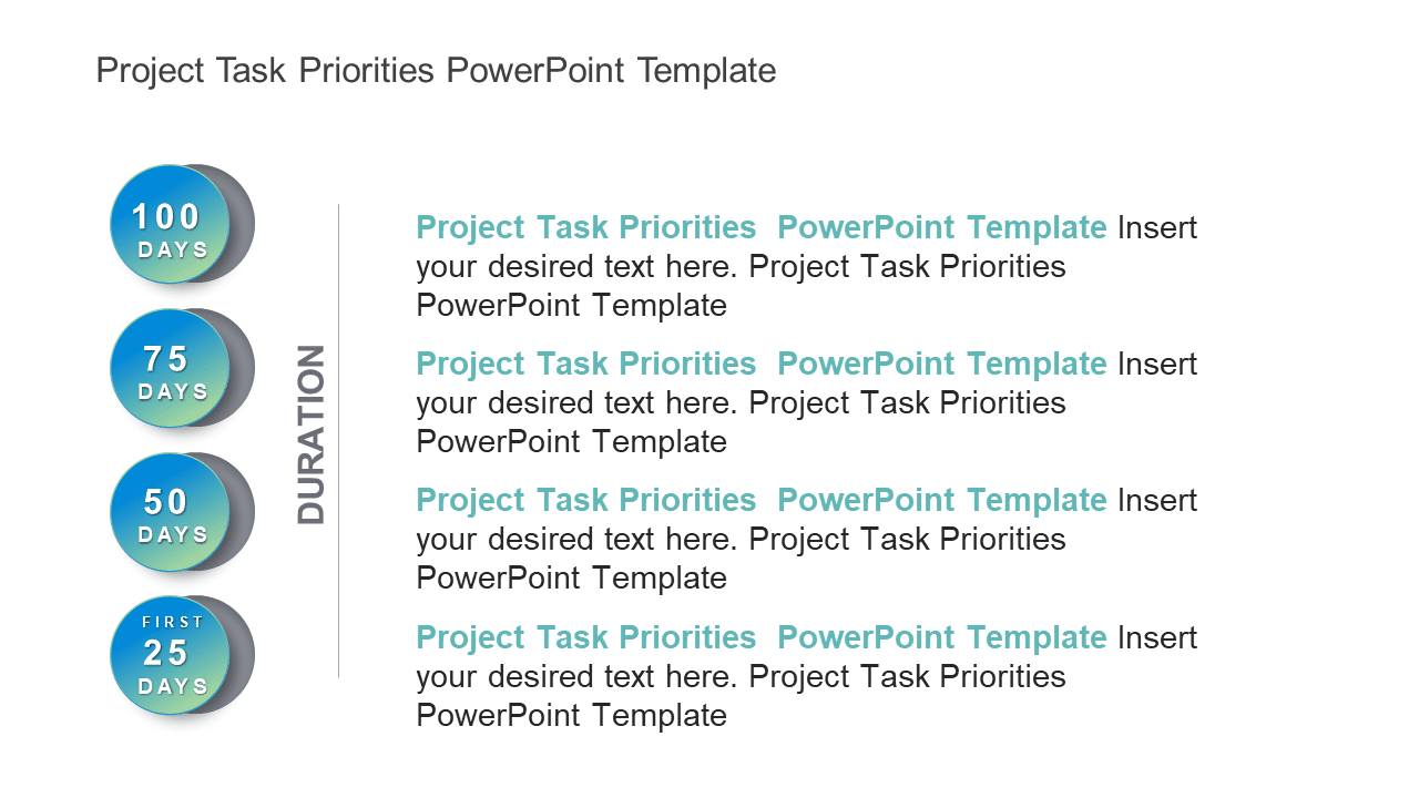 Project Task Priorities 1 PowerPoint Template & Google Slides Theme