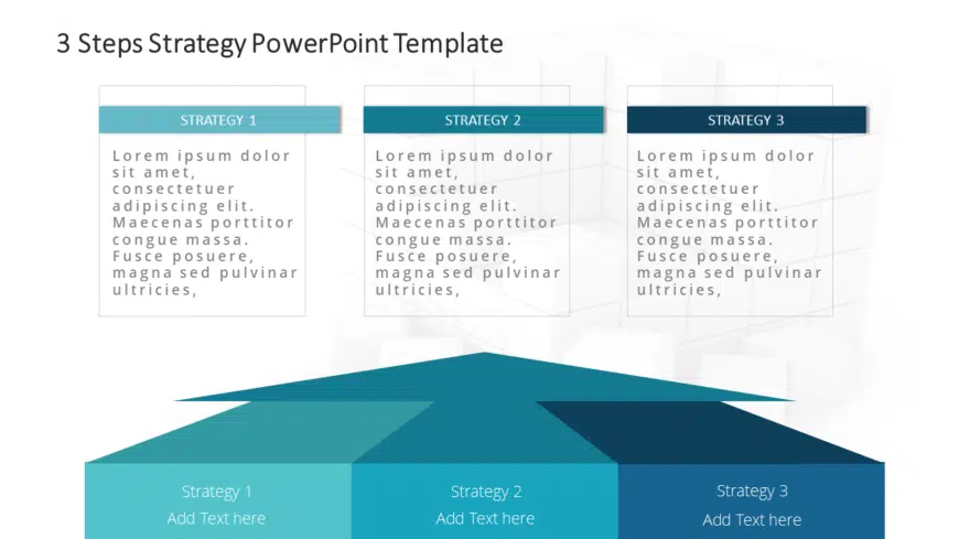 3 Steps Strategy 01 PowerPoint Template