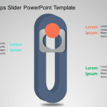 Animated 3 Steps Slider PowerPoint Template & Google Slides Theme