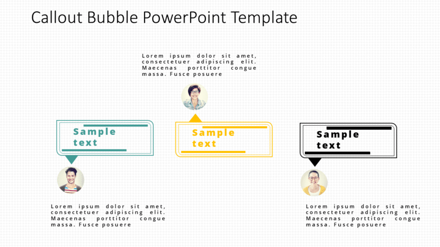 Callout Bubble 2 PowerPoint Template