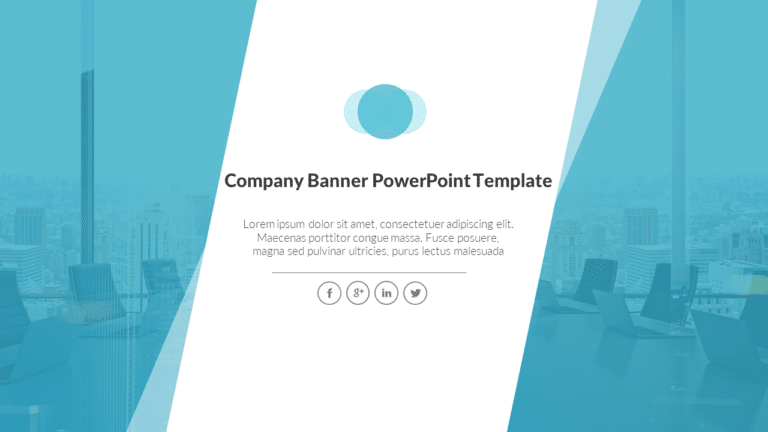 Company Banner 4 PowerPoint Template & Google Slides Theme