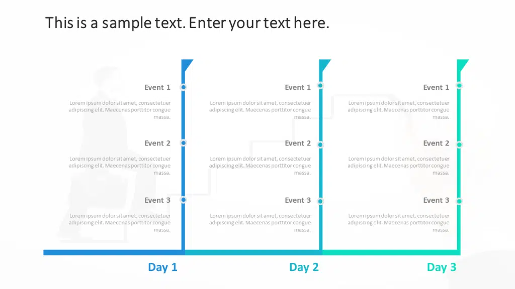 Vertical Timeline Template