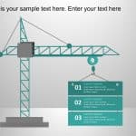 Animated Business Strategy Crane PowerPoint Template & Google Slides Theme
